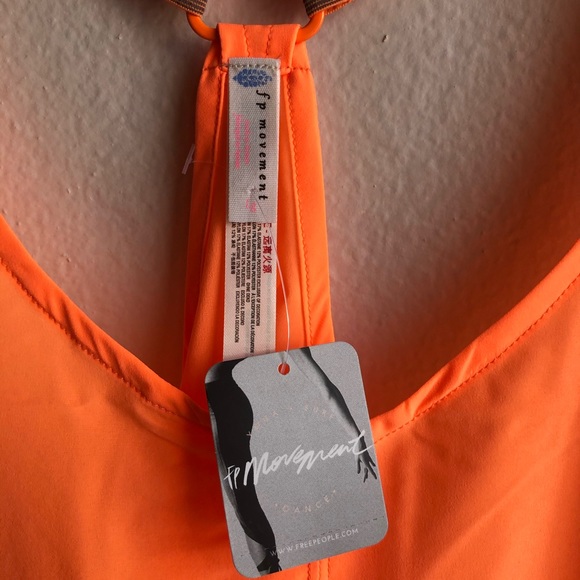 NEW NWT FP Neon Mango Pretty Lil Running Top Large - Picture 3 of 11